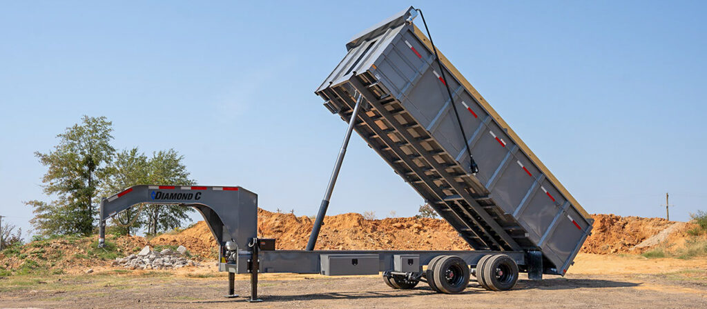 WDT Dump Trailer Diamond C Trailers