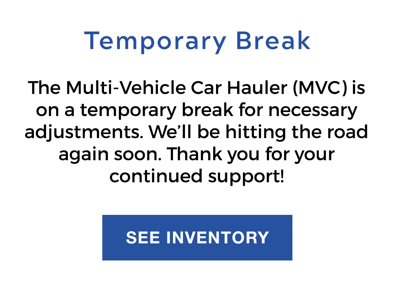 MVC Break